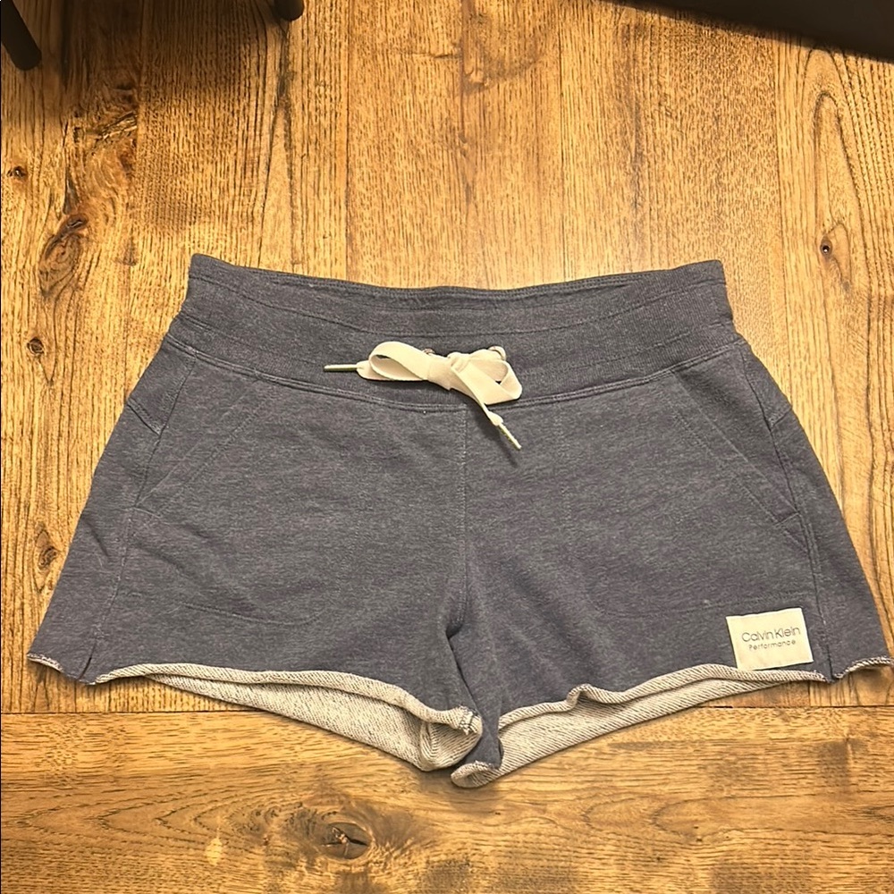 Calvin Klein Women's Blue/Gray Shorts
